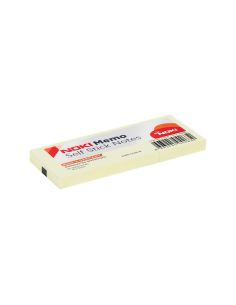Notes adeziv Noki 12005, 100 coli, 40x50mm, galben, set 3 bucati