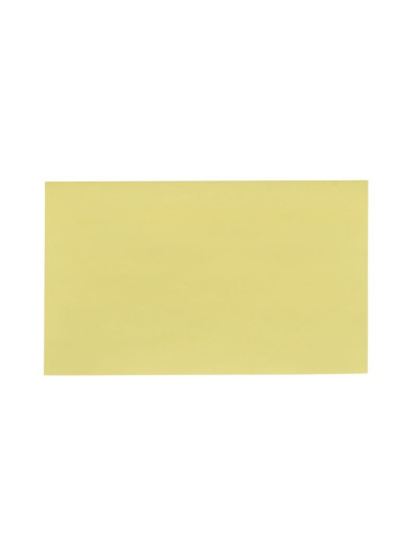 Notes adeziv Office Cover A05, 100 coli, 75x125mm, galben pastel, blister