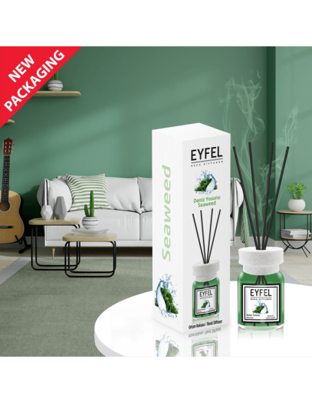 Odorizant camera cu betisoare Eyfel, alge marine, 120ml