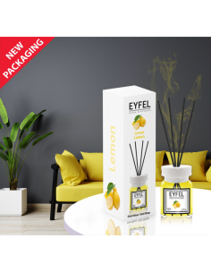 Odorizant camera cu betisoare Eyfel, lamaie, 120ml