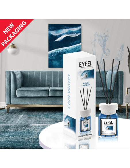 Odorizant camera cu betisoare Eyfel, ocean, 120ml