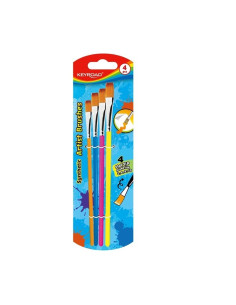 Pensula Keyroad Artist Brushes KR972033, varf lat, nr. 2,4,8,10, blister 4 buc 2