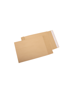 Plic cu burduf C4T GPV 105936, kraft, 120g/mp, 229x324x30mm, siliconic