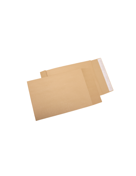Plic cu burduf C4T GPV 105936, kraft, 120g/mp, 229x324x30mm, siliconic