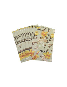 Plic C6L CNX, diverse culori, 130x180mm, model cu narcisa, set 10 buc