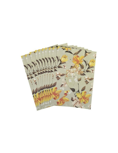 Plic C6L CNX, diverse culori, 130x180mm, model cu narcisa, set 10 buc