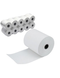 Hartie termica pentru casa de marcat si POS, 57mm x 30m, alb, 1 exemplar, set 10 role