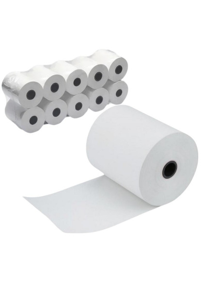 Hartie termica pentru casa de marcat si POS, 57mm x 30m, alb, 1 exemplar, set 10 role