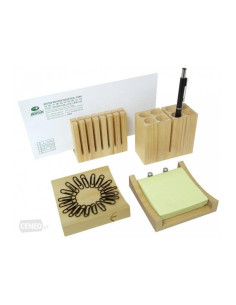 Set pentru birou Bestar 4032ZDN, lemn, 4 piese, natur