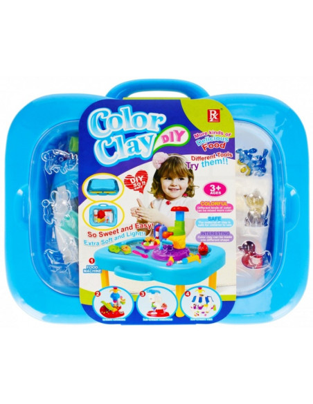 Set creatie plastilina Mega Creative Color Clay Dentis Delicious Food 459988, diverse culori, cu accesorii, +3 ani