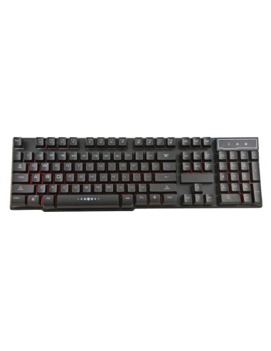 Set gaming - tastatura + mouse + casti + mousepad Omega Varr Gaming VG4IN1SET03, USB, iluminare, microfon, negru