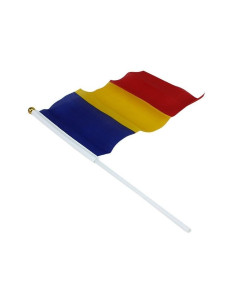 Steag Romania 20x30cm, cu bat plastic, CNX