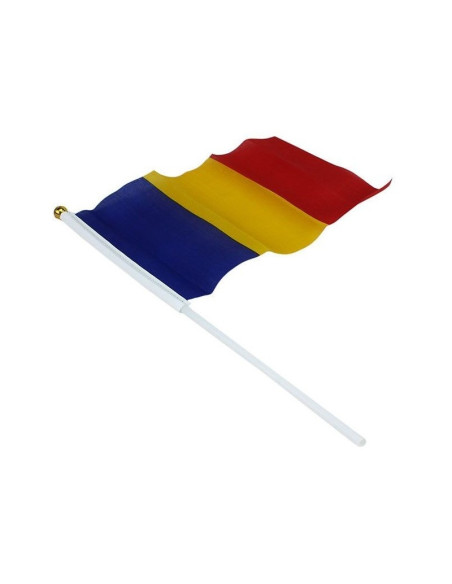 Steag Romania 20x30cm, cu bat plastic, CNX