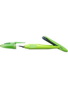 Stilou Bic EasyClic, varf M, alimentare rezerve, grip cauciucat, blister (+1 rezerva), diverse culori 2