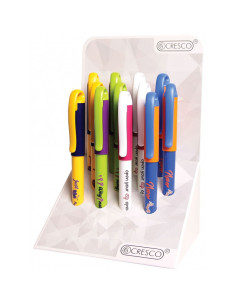 Stilou Cresco Campus Color 212, penita iridium, alimentare rezerve, corp plastic diverse culori