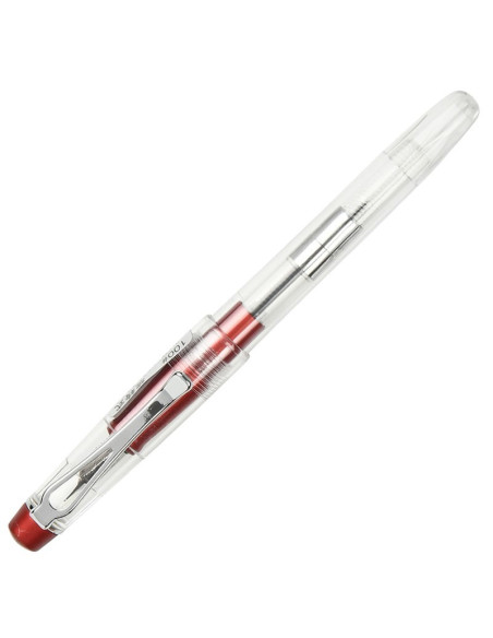 Stilou CNX 100, alimentare pompita, corp plastic transparent diverse culori