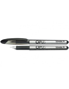 Stilou Schneider Opus 422084 76120 2904-RV, penita iridium M, alimentare rezerve, grip ergonomic, blister (+2 rezerve) 2