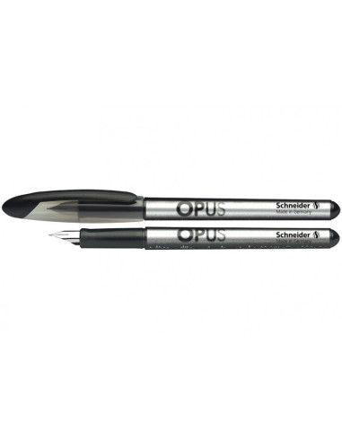 Stilou Schneider Opus 422084 76120 2904-RV, penita iridium M, alimentare rezerve, grip ergonomic, blister (+2 rezerve)