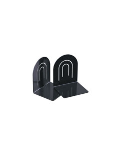 Suport carti/opritor Eagle 9354, 154x125x108mm, metalic, negru, set 2 buc