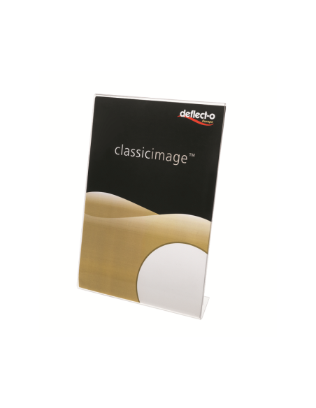 Suport plastic, Deflecto RI98203/SSPA411 A4 tip portret, forma L, afisare documente, oferte, meniu