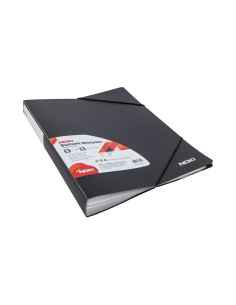 Dosar de prezentare Noki 64180-NN, capacitate 80 folii, plastic, cu elastic 2