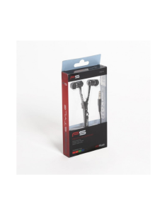 Casti in-ear cu fir Freestyle FH2111, jack 3.5mm, cu microfon, buton on/off, cablu 1.25m cu fermoar, +2 seturi de dopuri,