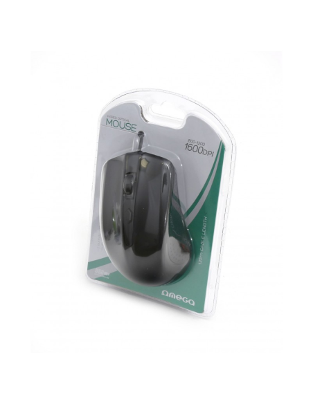 Mouse optic Omega OM05, 1000 dpi, USB, cablu 1.25m, diverse culori