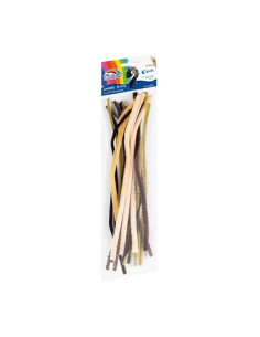 Accesorii creatie - sarma plusata, maro, 30cm, set 20 buc, Fiorello, GR-CH022 / 170-2611