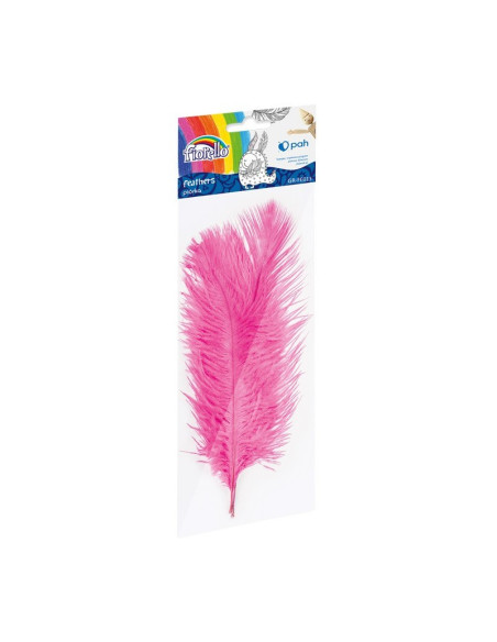Accesorii creatie - pene, roz, 16-22cm, set 3 buc, Fiorello, GR-FE013 / 170-2618