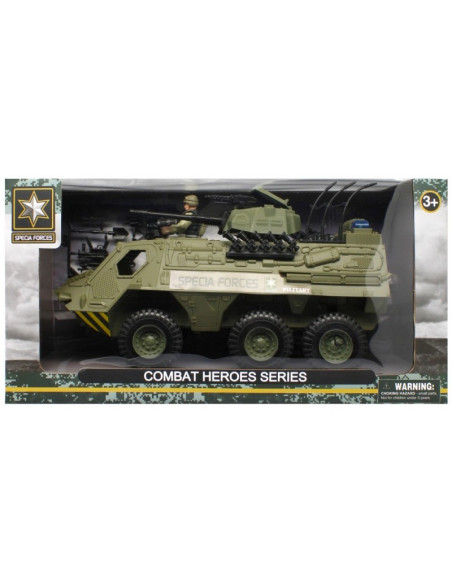 Vehicul militar de transport si asalt MegaCreative 502162, 32cm, plastic, verde, 3+ ani