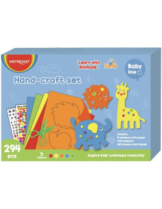 Accesorii creatie - cartoane de decupat, Baby Line, 294 piese, Keyroad, KR972357