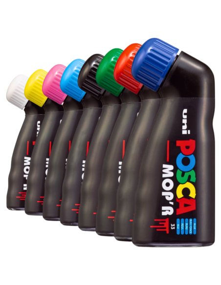 Marker UNI Posca Mop'r PCM22, varf rotund buretat, 3.0-19.0mm