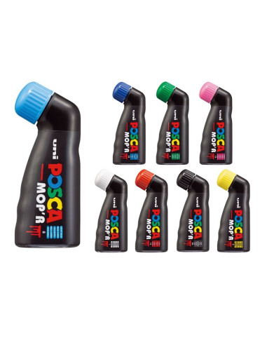 Marker UNI Posca Mop'r PCM22, varf rotund buretat, 3.0-19.0mm