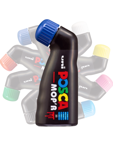 Marker UNI Posca Mop'r PCM22, varf rotund buretat, 3.0-19.0mm
