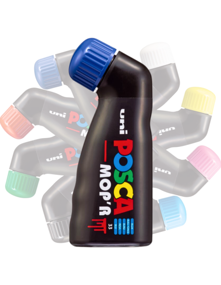 Marker UNI Posca Mop'r PCM22, varf rotund buretat, 3.0-19.0mm