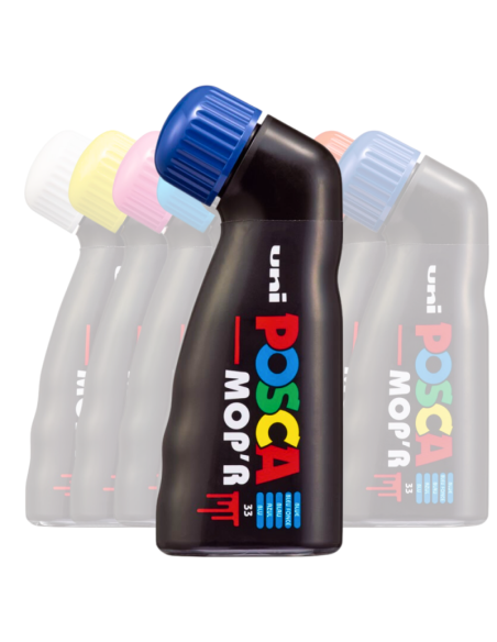Marker UNI Posca Mop'r PCM22, varf rotund buretat, 3.0-19.0mm