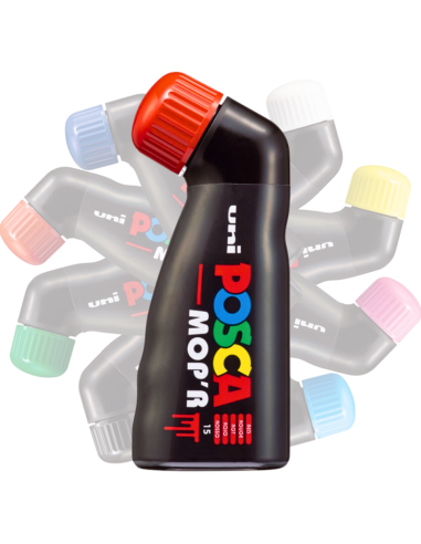Marker UNI Posca Mop'r PCM22, varf rotund buretat, 3.0-19.0mm