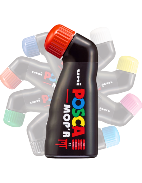 Marker UNI Posca Mop'r PCM22, varf rotund buretat, 3.0-19.0mm