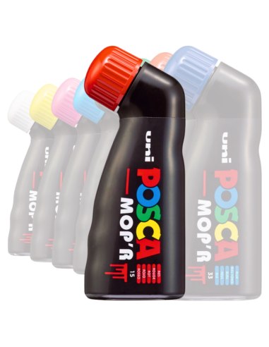 Marker UNI Posca Mop'r PCM22, varf rotund buretat, 3.0-19.0mm