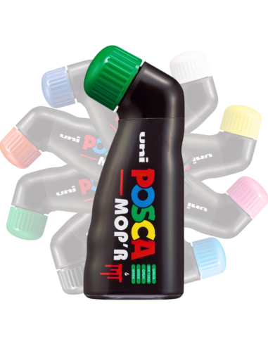 Marker UNI Posca Mop'r PCM22, varf rotund buretat, 3.0-19.0mm