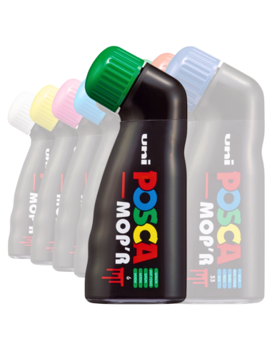 Marker UNI Posca Mop'r PCM22, varf rotund buretat, 3.0-19.0mm