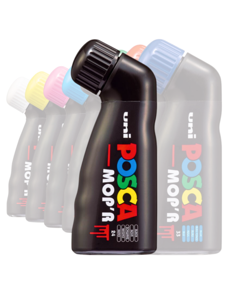 Marker UNI Posca Mop'r PCM22, varf rotund buretat, 3.0-19.0mm