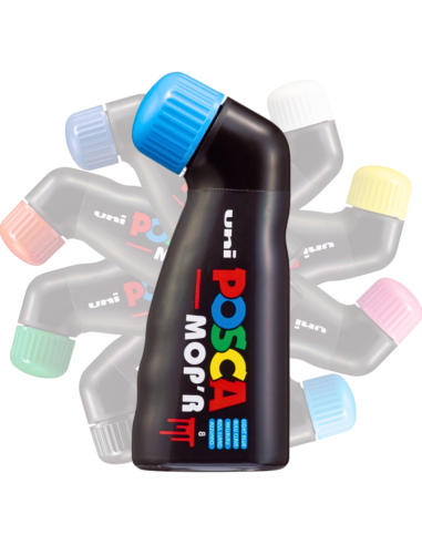 Marker UNI Posca Mop'r PCM22, varf rotund buretat, 3.0-19.0mm