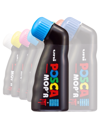 Marker UNI Posca Mop'r PCM22, varf rotund buretat, 3.0-19.0mm