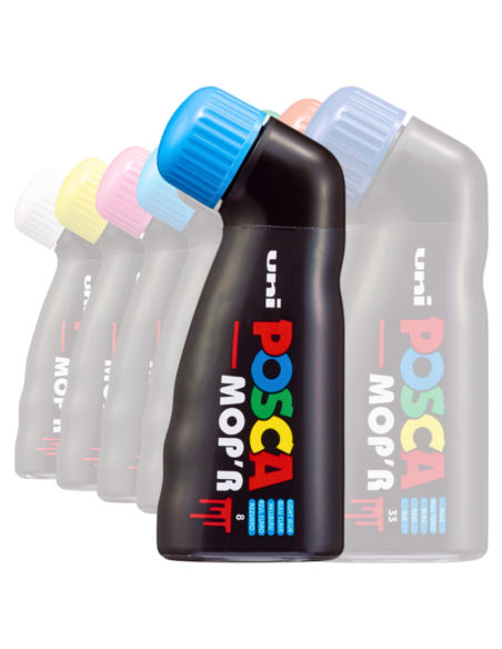 Marker UNI Posca Mop'r PCM22, varf rotund buretat, 3.0-19.0mm
