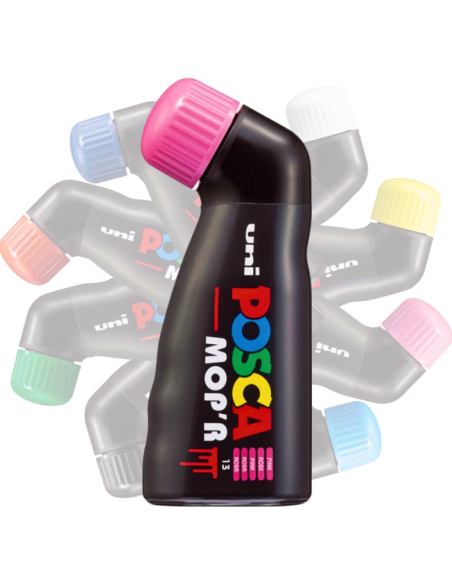 Marker UNI Posca Mop'r PCM22, varf rotund buretat, 3.0-19.0mm