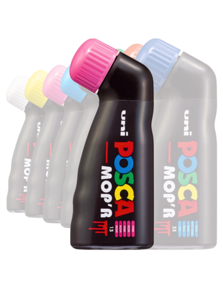 Marker UNI Posca Mop'r PCM22, varf rotund buretat, 3.0-19.0mm