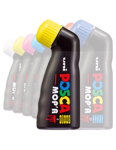 Marker UNI Posca Mop'r PCM22, varf rotund buretat, 3.0-19.0mm