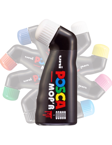 Marker UNI Posca Mop'r PCM22, varf rotund buretat, 3.0-19.0mm
