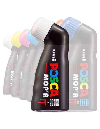 Marker UNI Posca Mop'r PCM22, varf rotund buretat, 3.0-19.0mm
